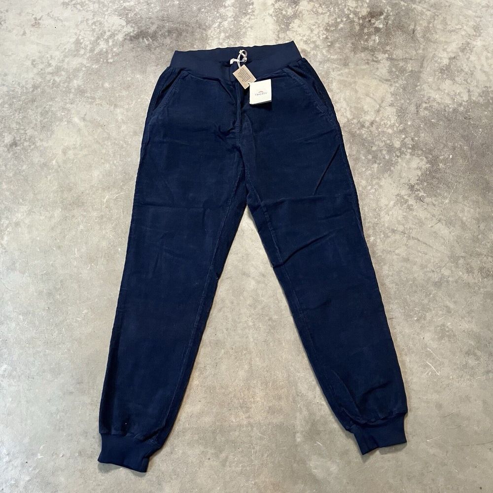 Faherty Sweatpants Womens XS Navy Blue Arlie Day Jogger Pull On Casual